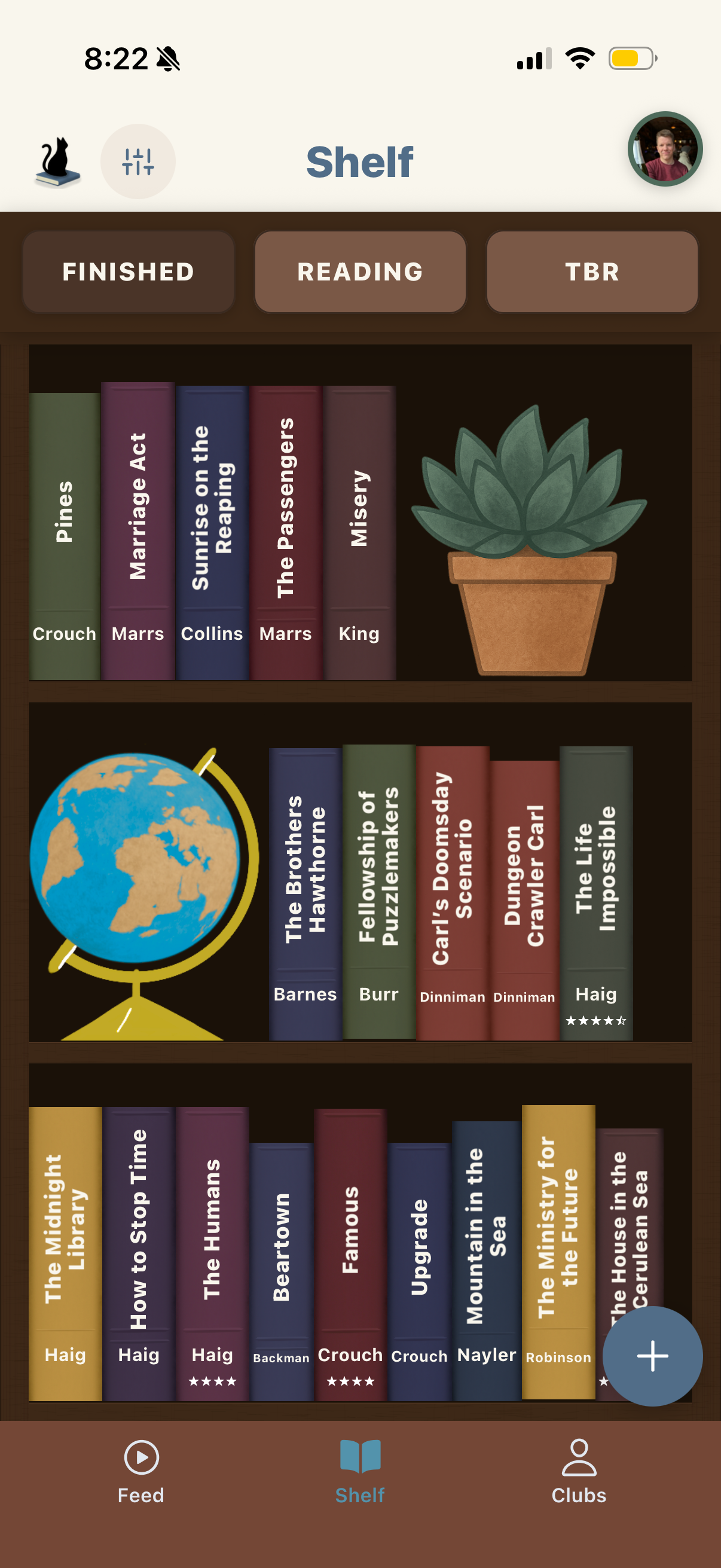 Tales bookshelf view
